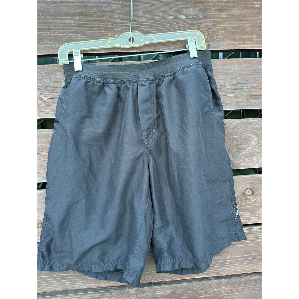 Prana Men's Black Lounge Elastic Waist Shorts Size Large